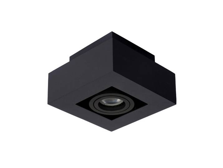 Lucide Led-Deckenleuchte Xirax, Schwarz, quadratisch, 14x8.8x14 cm, RoHS, Reach, Farbwechsler, Lampen & Leuchten, LED Beleuchtung, LED-Deckenleuchten