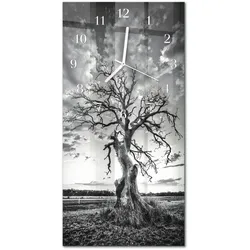 WANDUHR aus Glas 30x60 cm - Baum