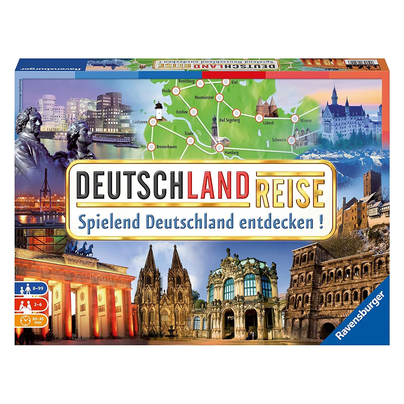Ravensburger Deutschlandreise (Deutsch, 2 - 6 Spieler) (RAV26492)