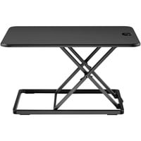 Ergonomischer Steh/Sitz Schreibtisch-Aufsatz schwarz