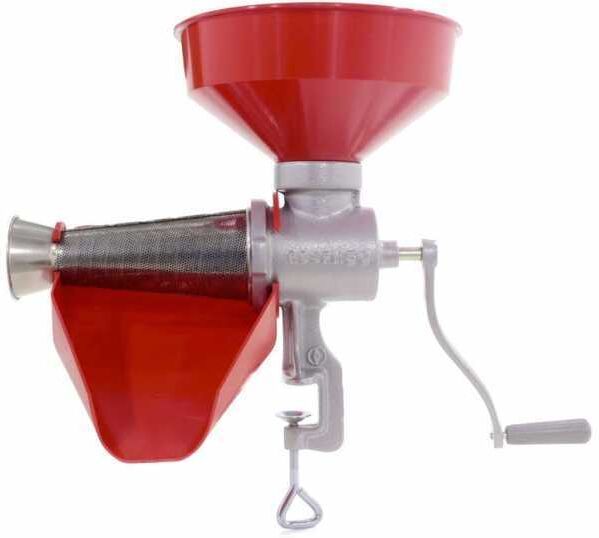 Reber 8501 N - Presse-tomates Manuel N°5 - collecteur et bac de récupération en plastique