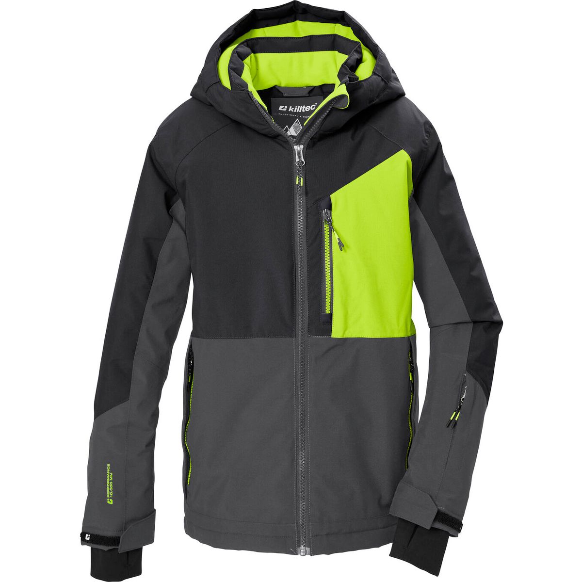 killtec KSW 206 Boys Ski Jacket schwarz (00200) 152 44856-000-00200-152