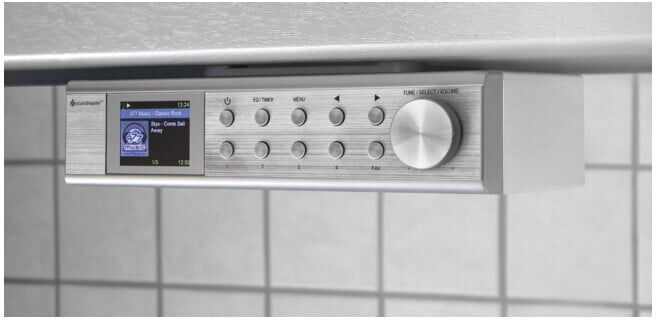 Soundmaster Radio Internet IR1500SI Hybrid WiFi BT DAB+ argent (IR1500SI)