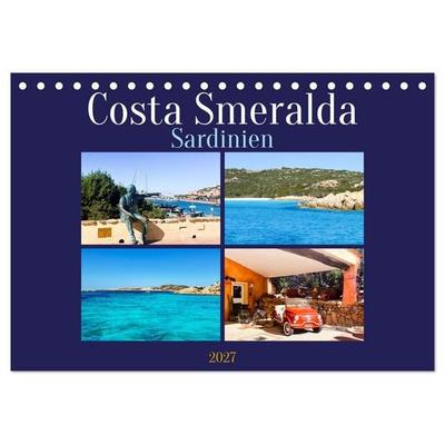 Costa Smeralda Sardinien (Tischkalender 2027 DIN A5 quer), CALVENDO Monatskalender