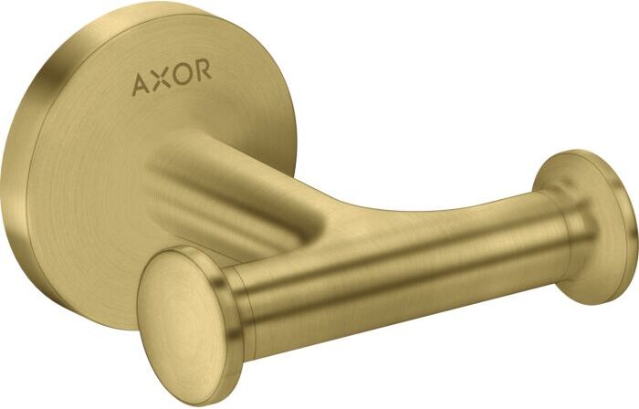 Hansgrohe Axor Handtuckhaken 42812950 doppelt, Wandmontage, brushed brass