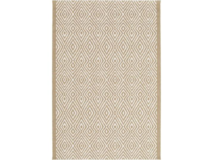 Teppich Madeleine Beige, Weiss Anderes Muster Polypropylen 80 x 200 cm