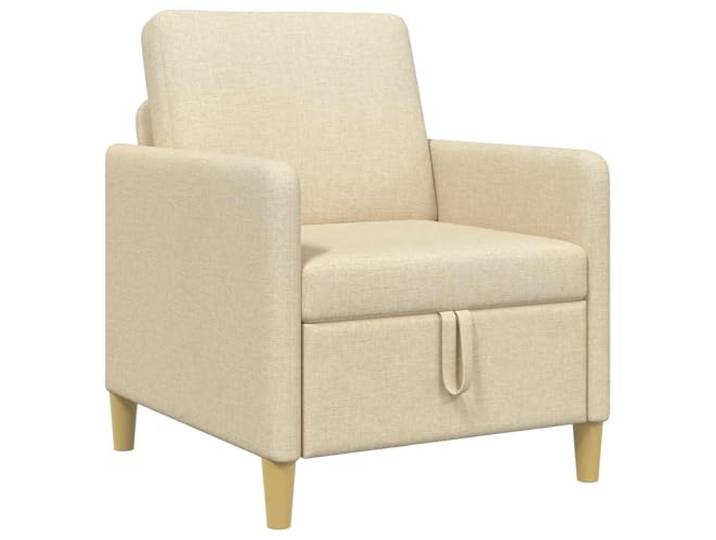 Todiikf 1-Sitzer Sofa mit Stauraum Creme Polstersessel 72x78x87 cm Kompakter Sessel mit aufklappbarem Sitzfach für das Wohnzimmer. Der abnehmbare Bezug erleichtert die tägliche Pflege.