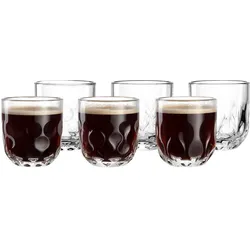 Leonardo Gocce Kaffeegläser-Set (1/2/3), Trinkgläser, Transparent