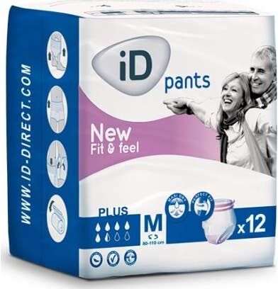 ID Pants Active Normal Mediano 12 Uds