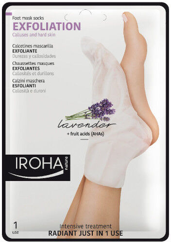 Iroha Nature Foot Mask Socks Lavender Scrub
