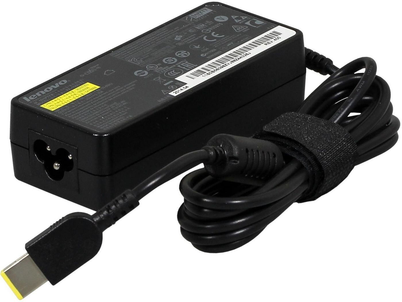 Lenovo 65W Slim Tip AC Adapter, 20V 3.25A (FRU 54Y8868)