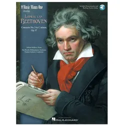 piano concerto c minor no.3 op.37 for piano and orchestra, book (+audio online acces, Fachbücher von Ludwig van Beethoven