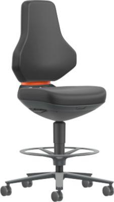 TEXON Arbeits- und Labordrehstuhl mit Skintec-Polsterung, ergonomisch, Sitzhöhe 570–810 mm