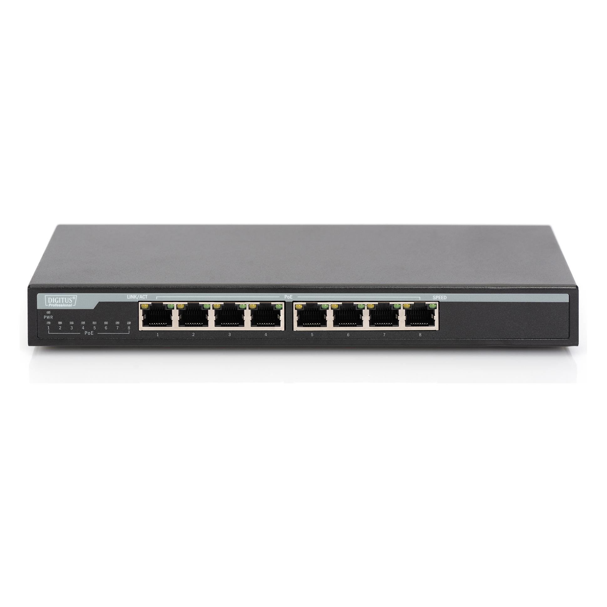 Digitus 8-Port PoE GB Desktop Switch (8 Ports) (DN-95340)