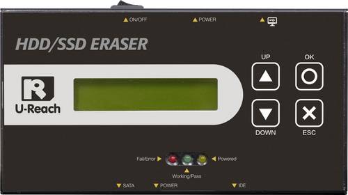 Renkforce TP100 Evidence Eraser 1fach Festplatten-Löschstation SATA, IDE mit Löschfunktion