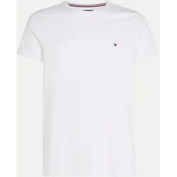 Rundhals T-Shirt Weiß 3XL