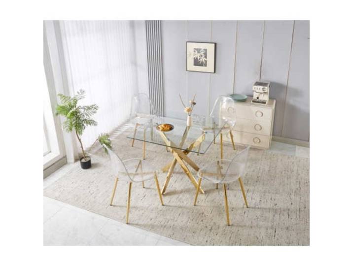 1+4 pour ensemble repas 5 pièces 1 table + 4 chaises OR