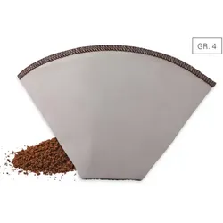 Karl Weis Kaffeedauerfilter faltbar Gr.4 (Edelstahl)