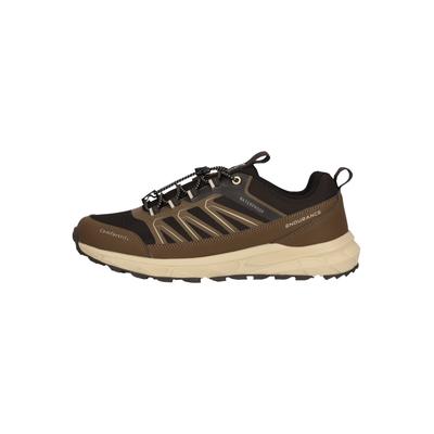Trainingsschuh ENDURANCE "Ferill", Damen, Gr. 43, braun (espresso, khaki), Kunstfaser, Lederimitat, Schuhe, mit wasserdichter, atmungsaktiver Eigenschaft