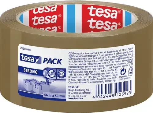 Tesa tesapack Strong 66m 50mm braun -Packband-