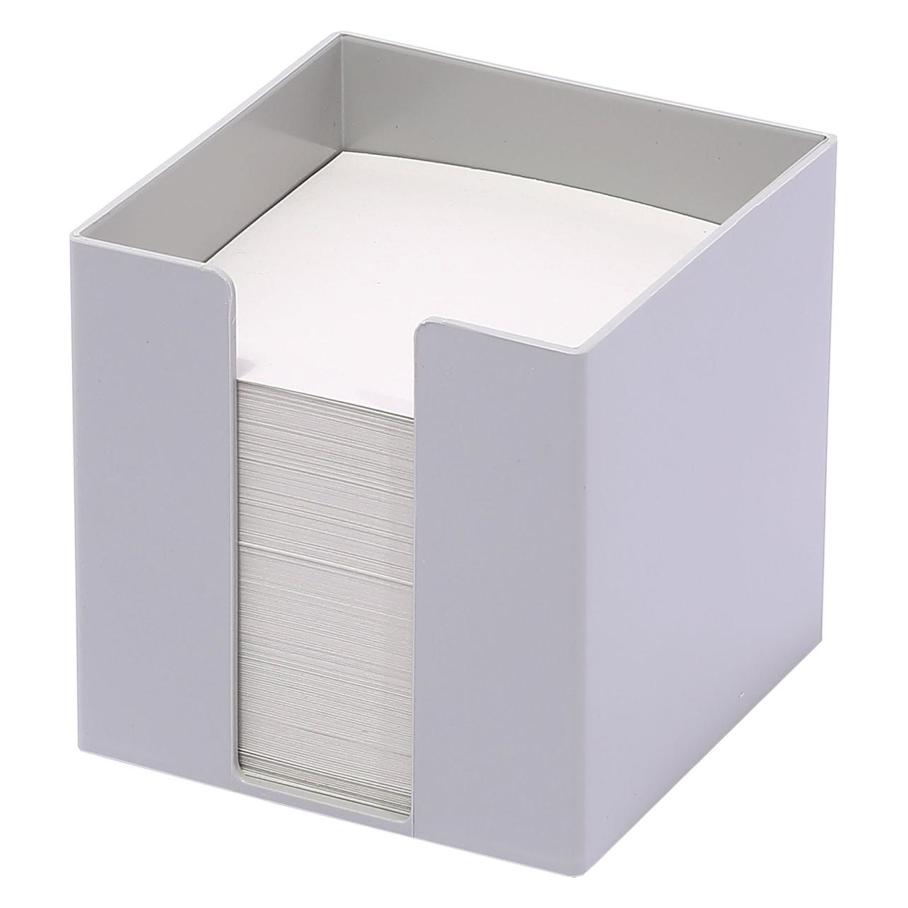 Metzger&Mendle M&M Zettelbox grau inkl. 700 Notizzettel weiss (95 x 95 mm) (69027309BE)