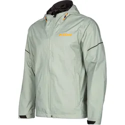 Klim Stash, Textiljacke wasserdicht - Hellgrau/Orange - M