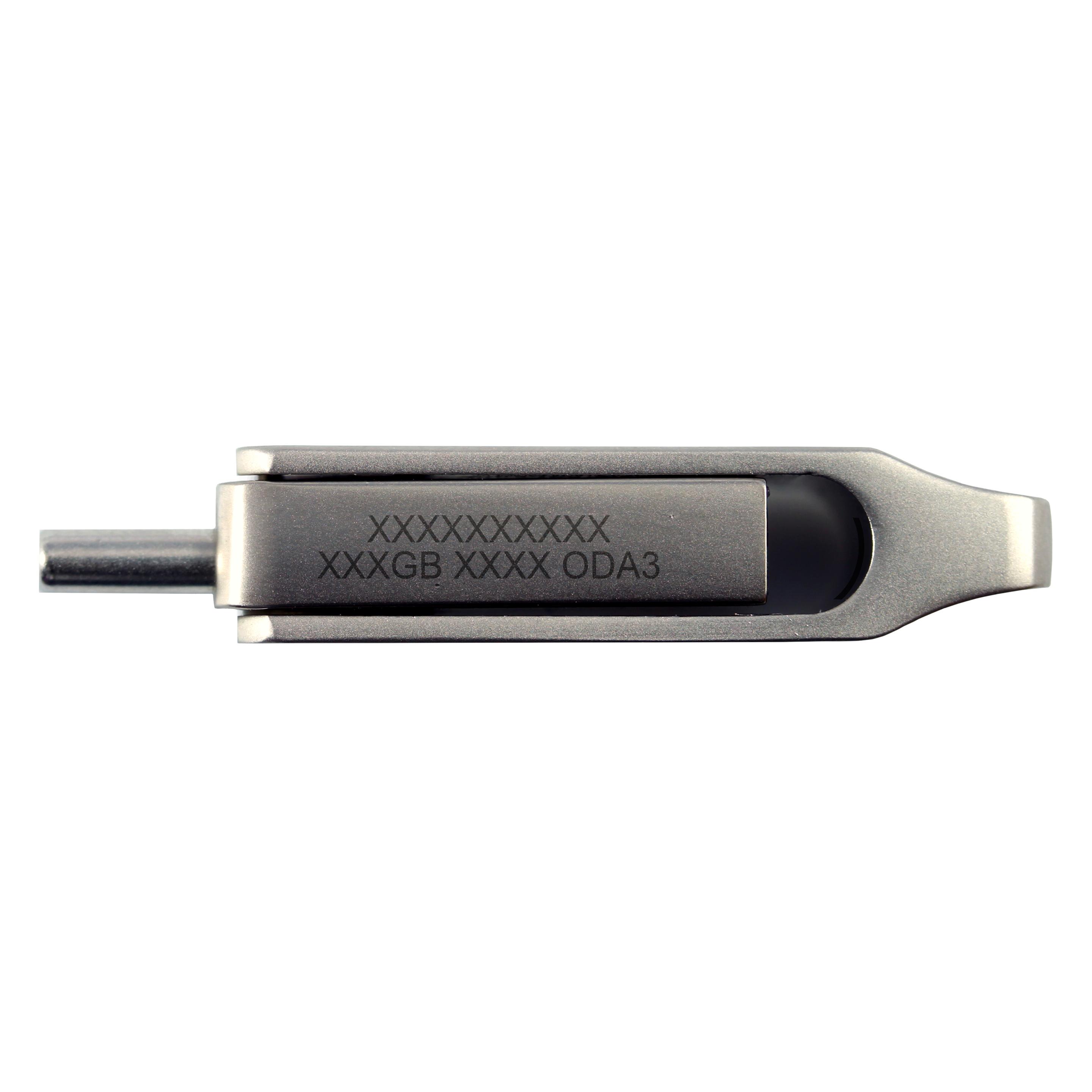 Goodram ODA3 USB-Stick USB Type-A / USB Type-C 3.2 Gen 1 (3.1 Gen 1) (64 GB, USB-A, USB-C) (ODA3-0640S0R11)