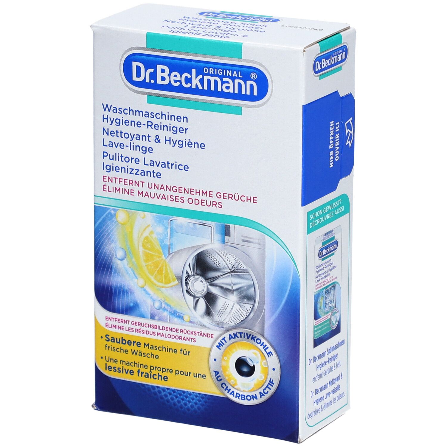 DR Beckmann Waschmaschinen Hygiene Reiniger 250 g Liquidum