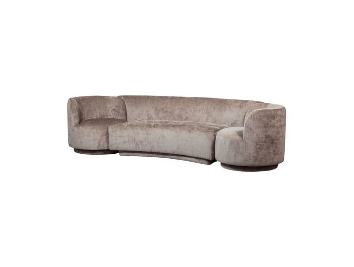 Canapé modulable 290 cm Taupe POPULAR