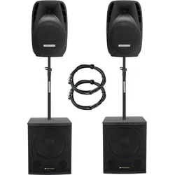 Pronomic 218S-215A Aktive PA-Anlage 1000 Watt