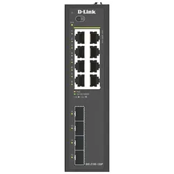 D-Link DIS-210G-12UP, 12-Port Gigabit Industrial PoE++ Smart Managed Switch