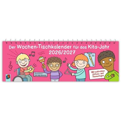 Der Wochen-Tischkalender für das Kita-Jahr 2026/2027