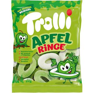 Trolli Fruchtgummis Apfelringe, 150g