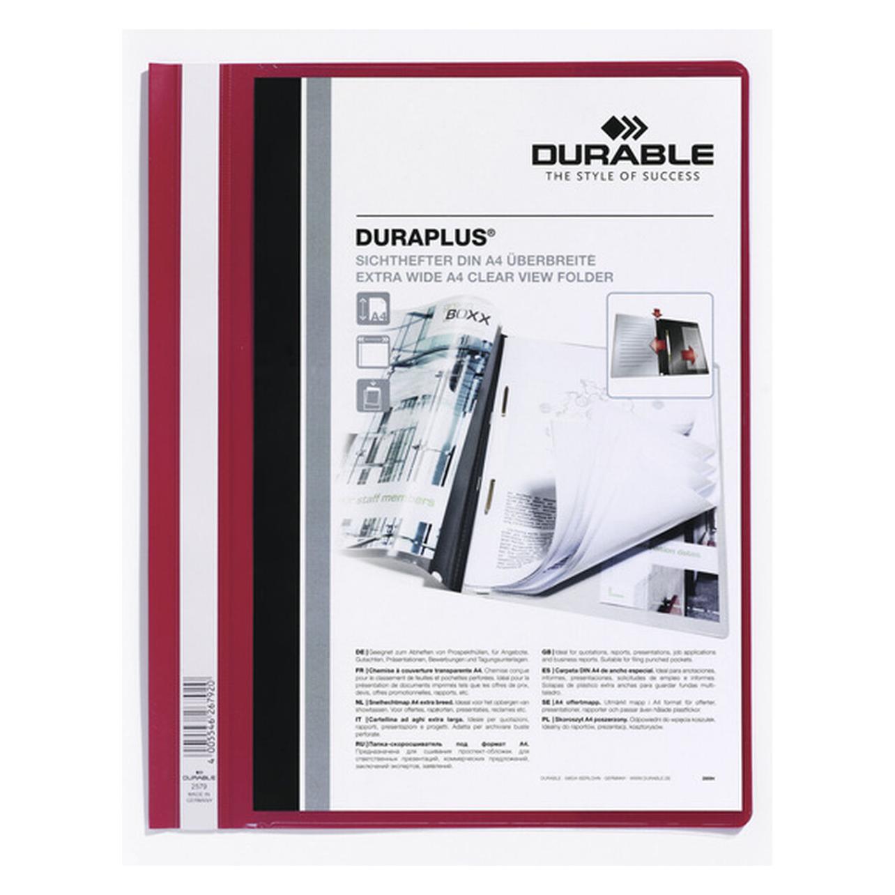 Durable PRÄSENTATIONSHEFTER DURAPLUS 25 ST 257903 (A4, 25x) (257903)