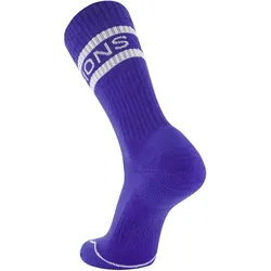 Mons Royale, Unisex, Sportsocken, Signature Merino Crew (35 - 38), Blau, Violett