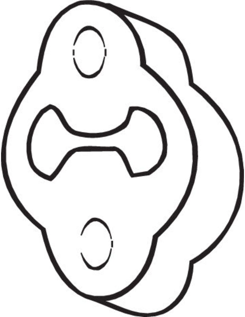Bosal Paraurti, silenziatore 255-009
