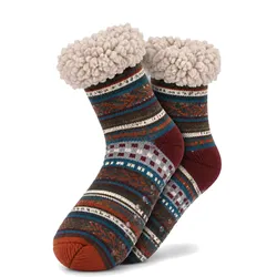 Antonio Kuschelige Hüttensocken im Norweger Design Gr. 35-42 - indiana Style