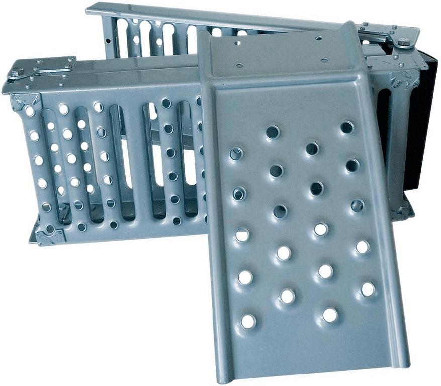 INTERUNION Auffahrrampen klappbar 2 St. 200x25cm 08261975