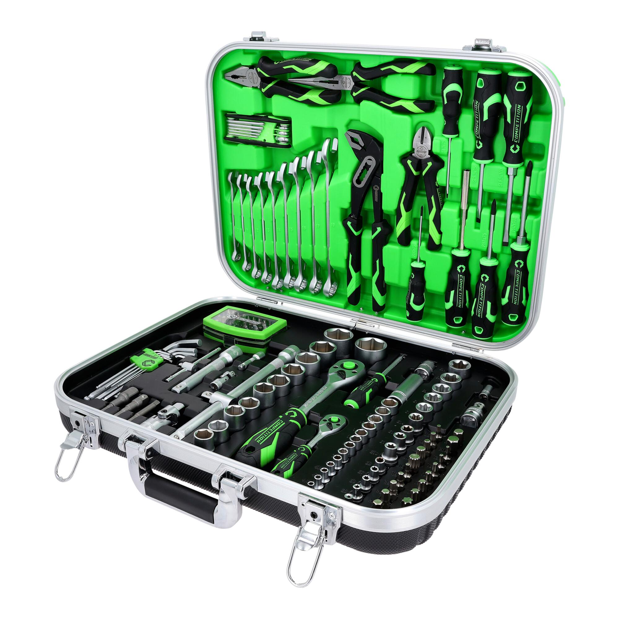 KS Tools COMPETITION 1/4"+1/2" Universal-Werkzeug-Satz, 143-tlg (512.0144)