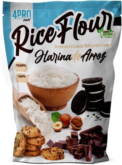 4Pro Nutrition Farinha De Arroz 1000g Bolacha