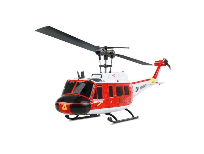 Amewi RC-Helikopter Amewi UH-1 Marine Brushless CP-Helikopter 6-Kanal 6G RTF Komplett Set