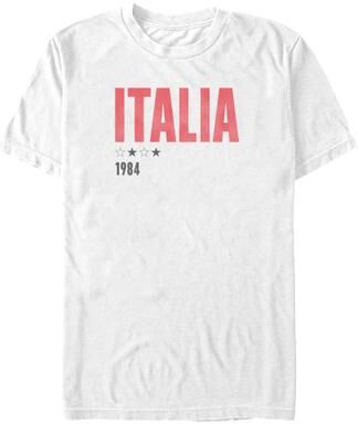 Men's Big & Tall Italia 1984 by Mad Engine in White (Size 3XL)