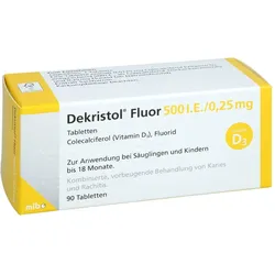 Dekristol Fluor 500 I.E./0,25 mg