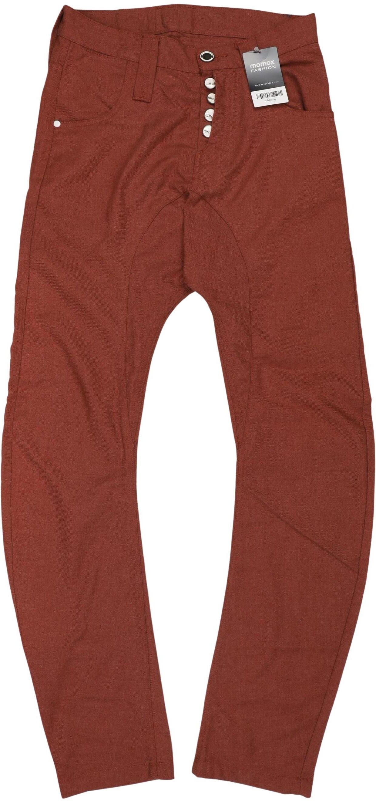 Humör Herren Stoffhose, Braun, Gr. W28, Baumwolle - Second Hand