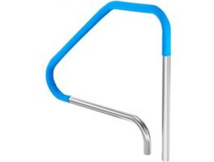 VEVOR Pool Handlauf, 1165 x 42 x 935 mm Griffbogen, Edelstahl (vorgefertigt) für Innen-/Außenpools, Pooleinstieg, rostfreier Haltegriff mit blauer Griffabdeckung & Zubehör für Spas, Einstieghilfe