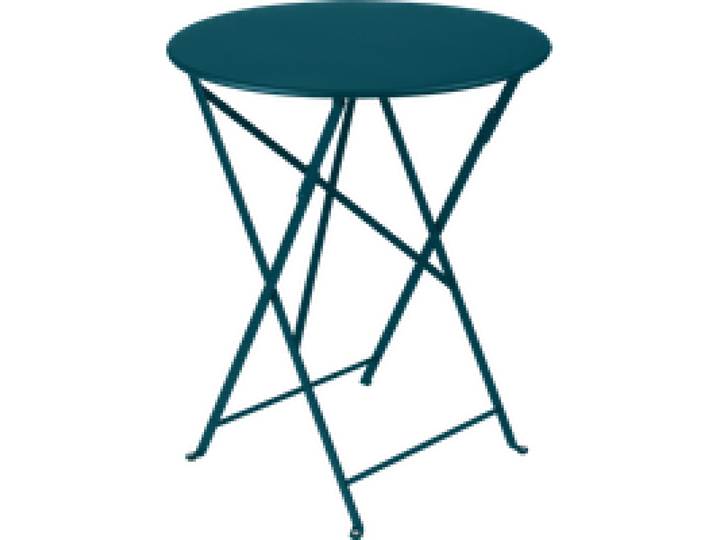 Table Ronde Pliante Ø60 cm Bistro en Acier