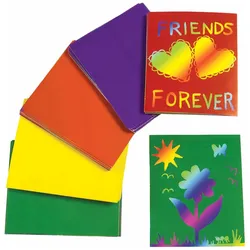 Colorations, Grusskarte + Briefpapier, Farbige Rubbelkarte mit Design, 100 Stück. (100 Stk.)