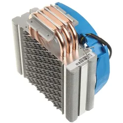 Silverstone SST-AR07-V2 CPU-Kühler (163 mm), CPU Kühler, Silber, Blau, Weiss