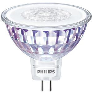 Philips LED-Lampe MR16, GU5.3, 4,4W ersetzt 35W, warmweiß