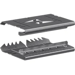 Hager BRS651009 Kupplung Paar elektrisch/mechanisch Stahlblech zu BRS 68x100mm Oberteil 80mm